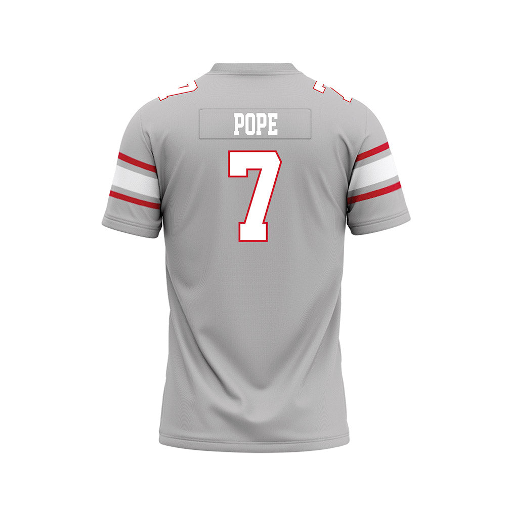 UNLV - NCAA Football : Jake Pope - Grey Football Jersey-1