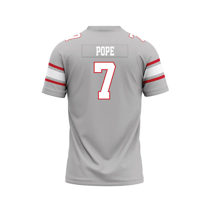 UNLV - NCAA Football : Jake Pope - Grey Football Jersey-1
