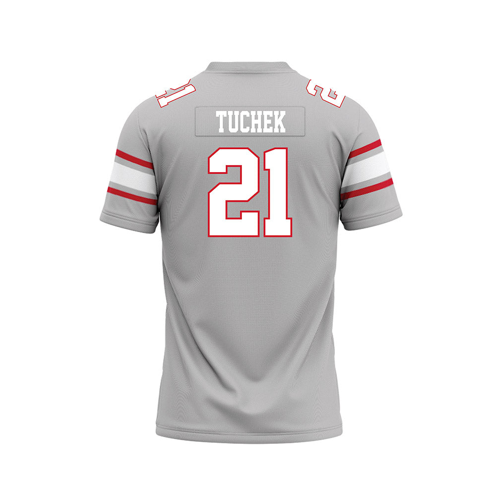 UNLV - NCAA Football : Josh Tuchek - Grey Football Jersey-1