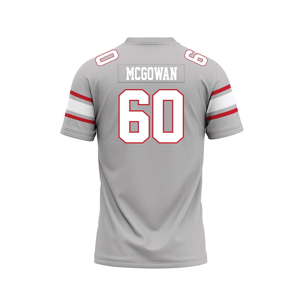 UNLV - NCAA Football : Malik McGowan - Grey Football Jersey-1