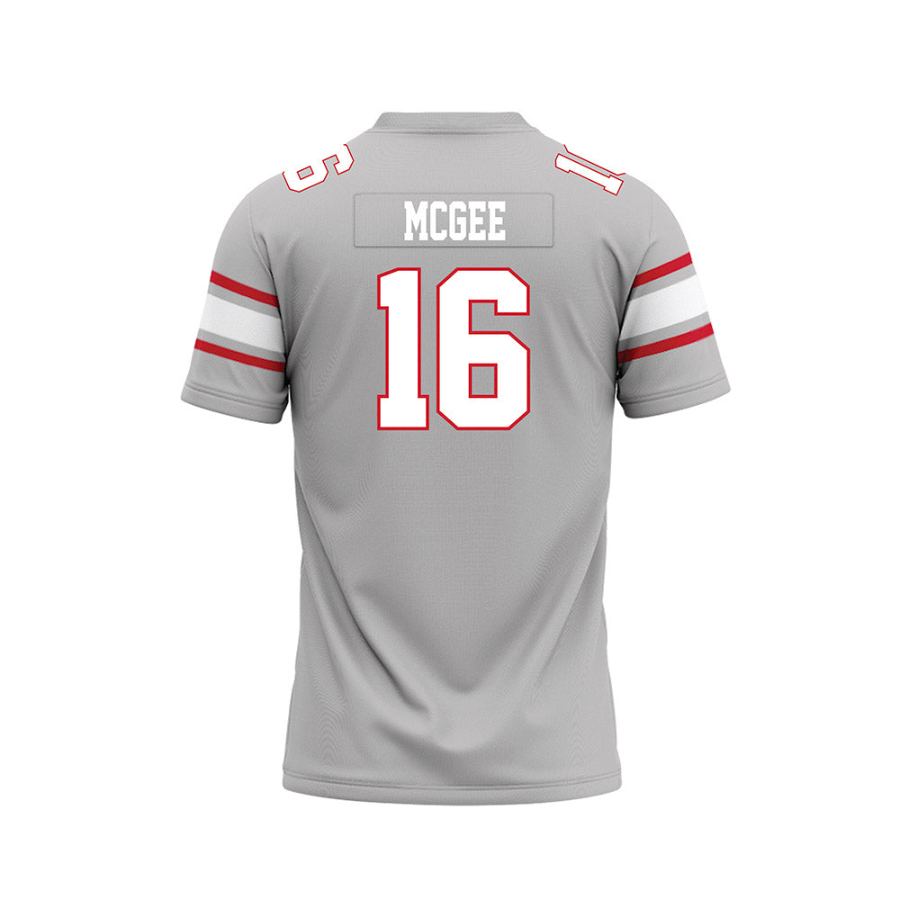 UNLV - NCAA Football : Kayden McGee - Grey Football Jersey-1