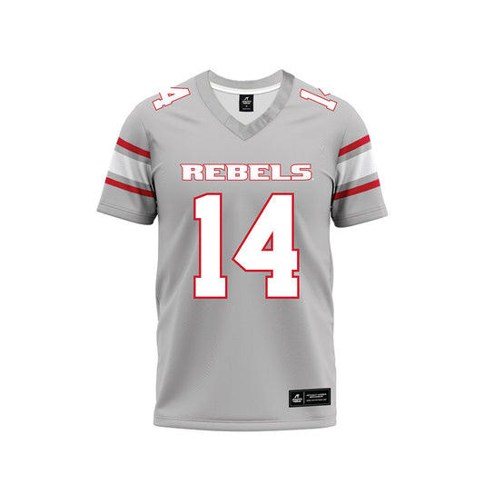 UNLV - NCAA Football : Bryce Edmondson - Grey Football Jersey-0