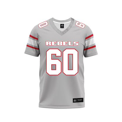 UNLV - NCAA Football : Malik McGowan - Grey Football Jersey-0