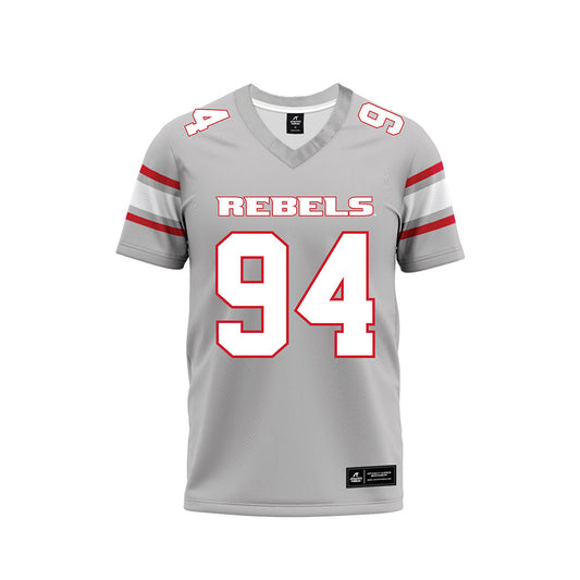 UNLV - NCAA Football : Lucas Conti - Grey Football Jersey-0