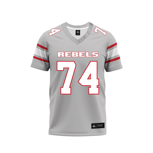 UNLV - NCAA Football : Amare Taase - Grey Football Jersey-0