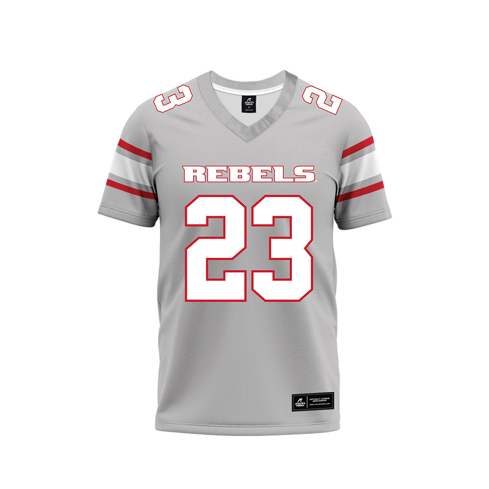 UNLV - NCAA Football : Kamran Williams - Grey Football Jersey-0
