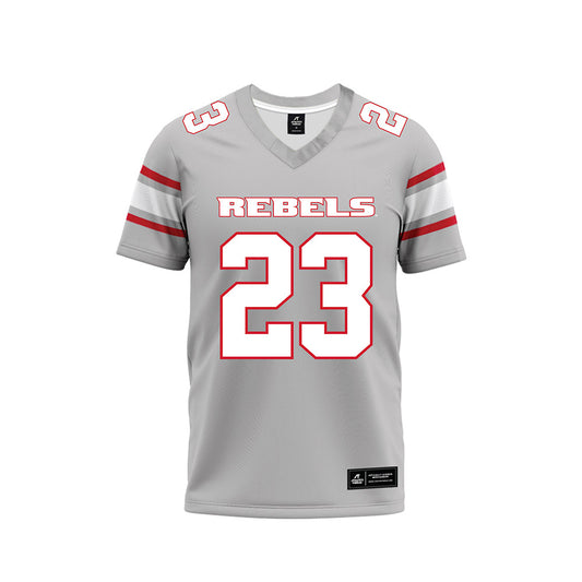 UNLV - NCAA Football : Kamran Williams - Grey Football Jersey-0