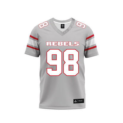 UNLV - NCAA Football : Jordan Covington - Grey Football Jersey-0