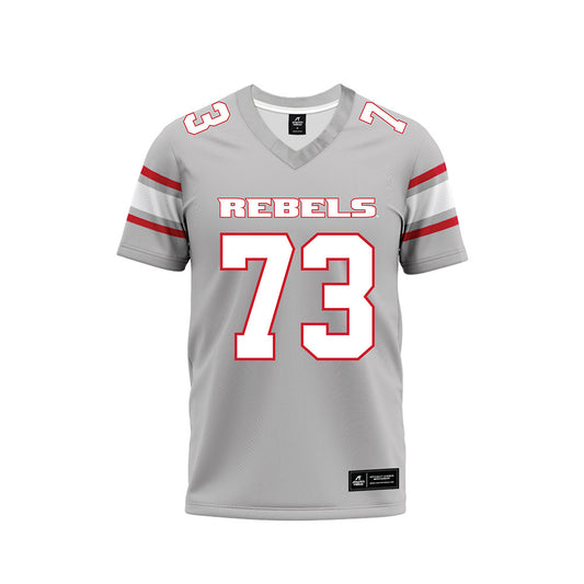UNLV - NCAA Football : Tazia Jackson - Grey Football Jersey-0