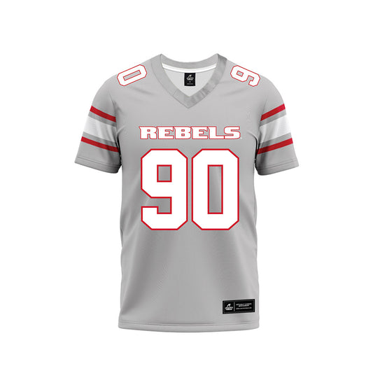 UNLV - NCAA Football : Eliah Logo - Grey Football Jersey-0