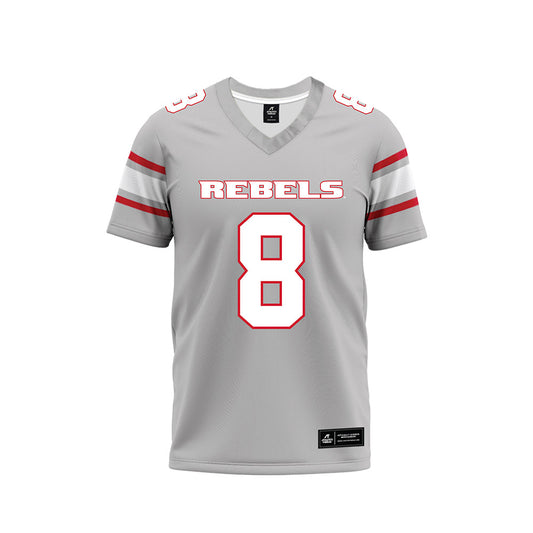 UNLV - NCAA Football : Taeshaun Lyons - Grey Football Jersey-0
