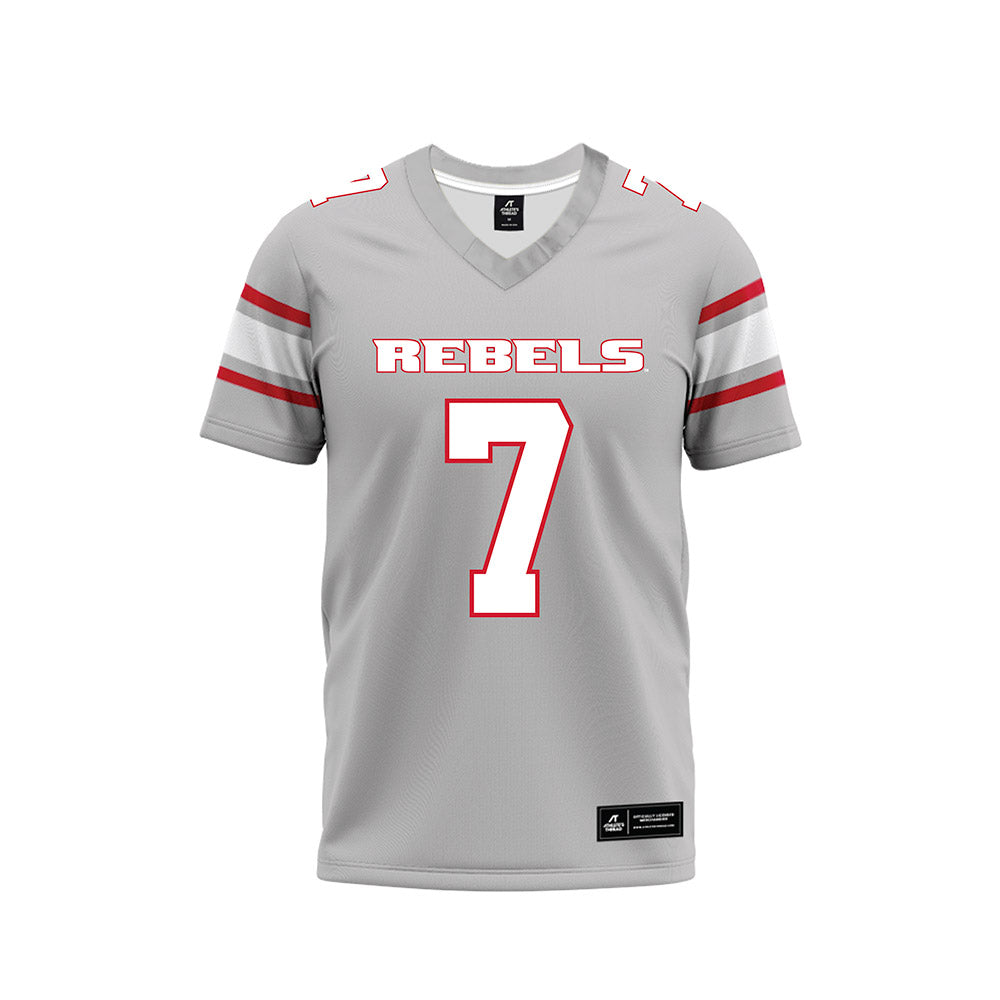 UNLV - NCAA Football : Jake Pope - Grey Football Jersey-0
