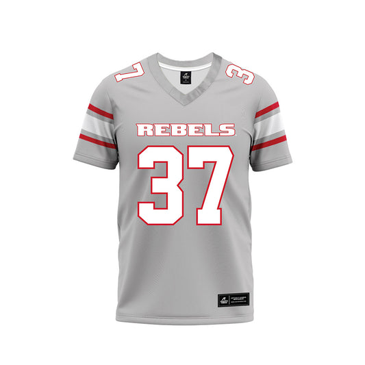 UNLV - NCAA Football : Carter Jula - Grey Football Jersey-0