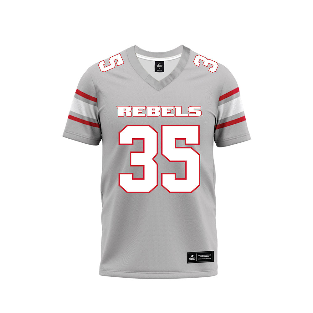 UNLV - NCAA Football : Anthony Costanzo - Grey Football Jersey-0