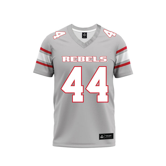 UNLV - NCAA Football : Waisale Muavesi - Grey Football Jersey-0