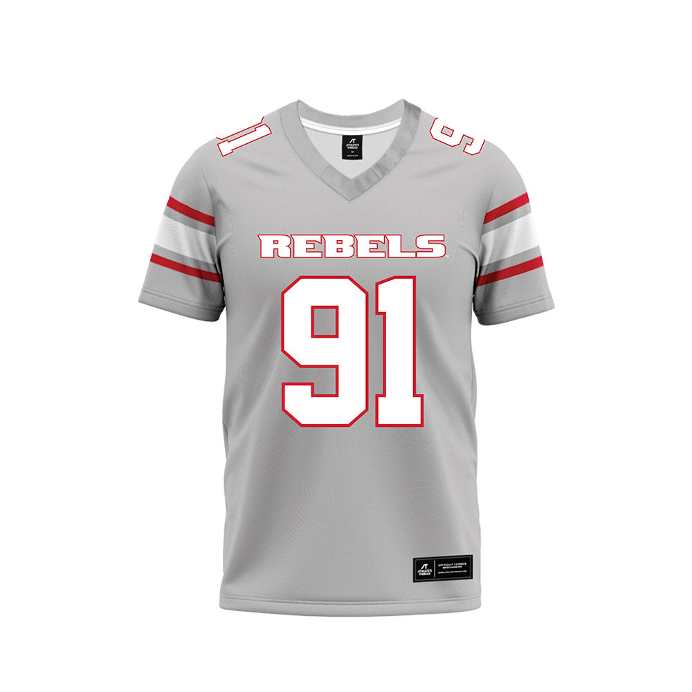 UNLV - NCAA Football : Elias Rudolph - Grey Football Jersey-0