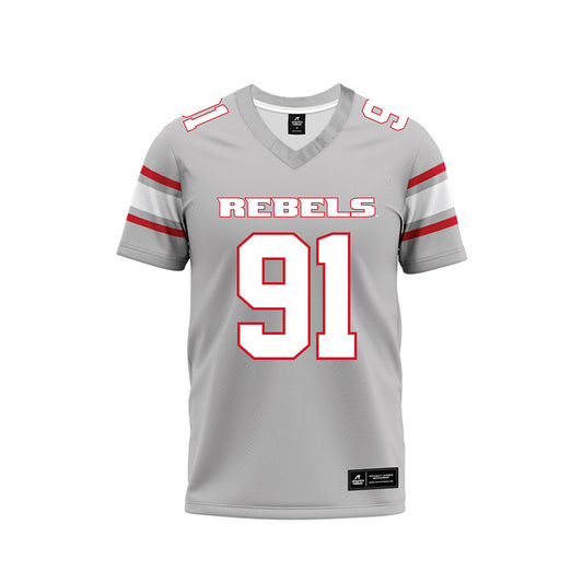 UNLV - NCAA Football : Elias Rudolph - Grey Football Jersey-0