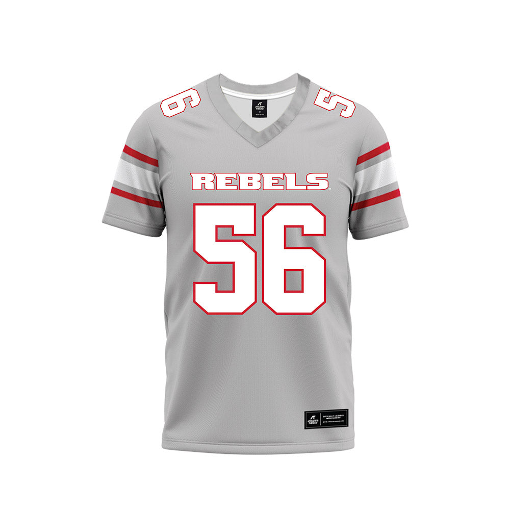 UNLV - NCAA Football : Andrew O'Reilly - Grey Football Jersey-0
