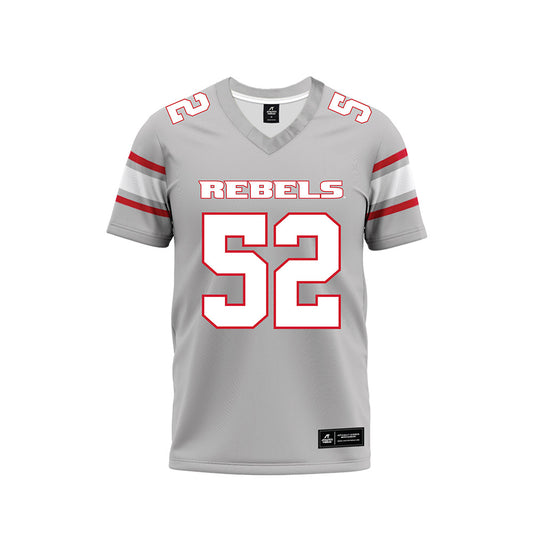 UNLV - NCAA Football : Sam Wolfenden - Grey Football Jersey-0
