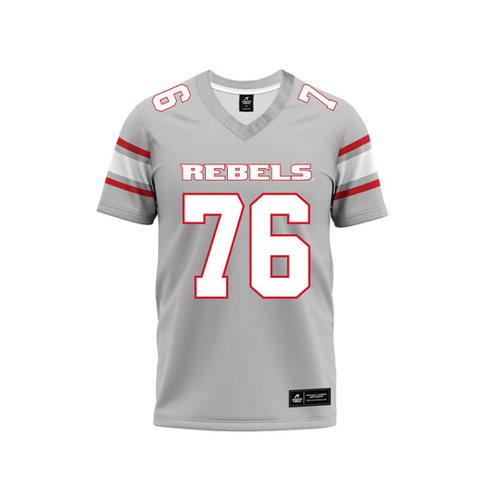 UNLV - NCAA Football : Chrysanthos Fetokakis - Grey Football Jersey-0