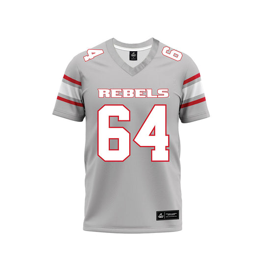 UNLV - NCAA Football : Reid Williams - Grey Football Jersey-0