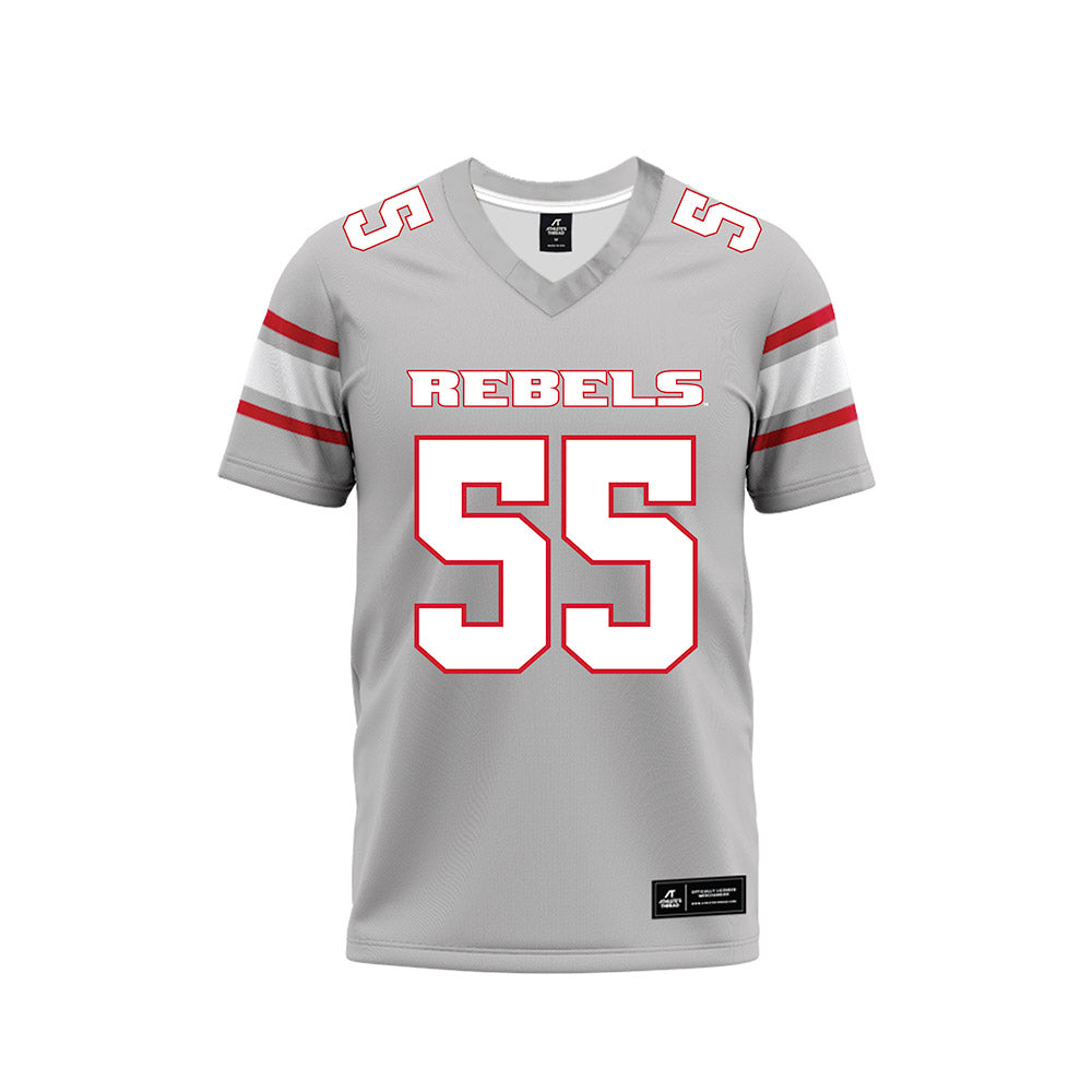 UNLV - NCAA Football : Cohen Fuller - Grey Football Jersey-0