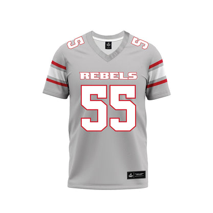 UNLV - NCAA Football : Cohen Fuller - Grey Football Jersey-0