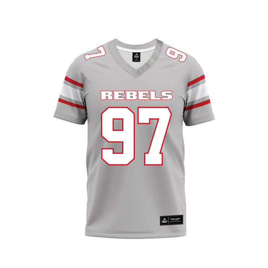 UNLV - NCAA Football : Cory Hall - Grey Football Jersey-0