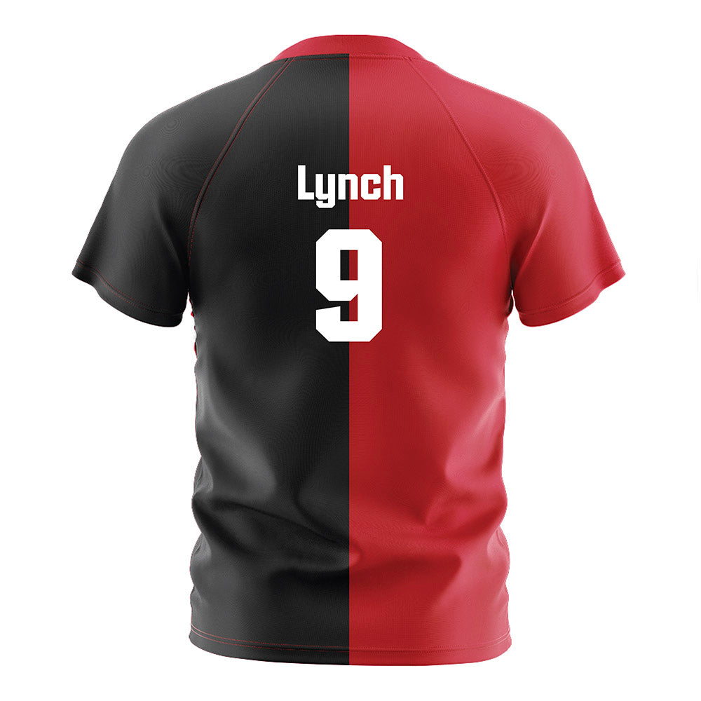 UNLV - NCAA Men's Soccer : J'havier Lynch - Red/Black Soccer Jersey-1