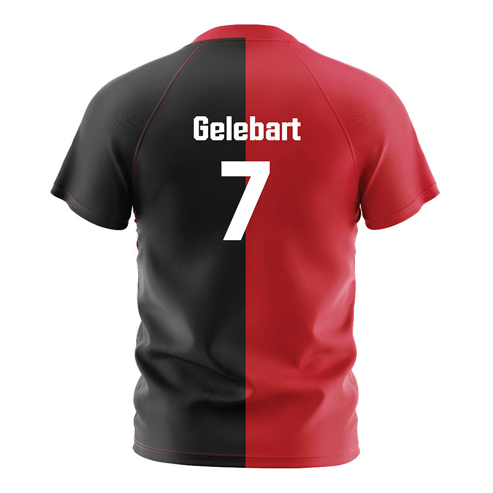 UNLV - NCAA Men's Soccer : Lucas Gelebart - Red/Black Soccer Jersey-1