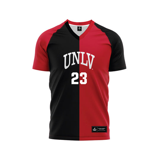 UNLV - NCAA Men's Soccer : Jayse Rand - Red/Black Soccer Jersey-0