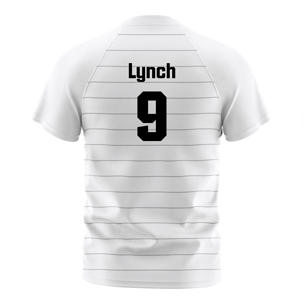 UNLV - NCAA Men's Soccer : J'havier Lynch - White Striped Soccer Jersey-1