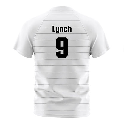 UNLV - NCAA Men's Soccer : J'havier Lynch - White Striped Soccer Jersey-1
