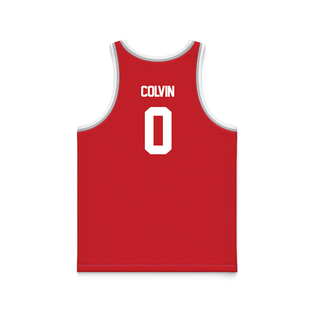 UNLV - NCAA Women's Basketball : Teagan Colvin - Red Basketball Jersey-1