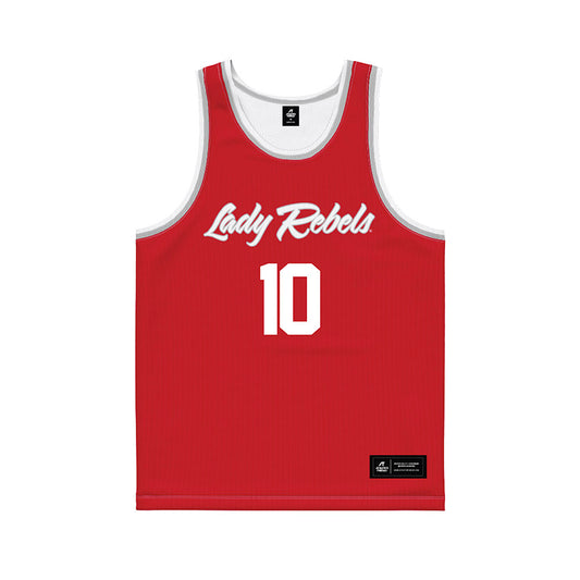 UNLV - NCAA Women's Basketball : Jasmyn Lott - Red Basketball Jersey-0