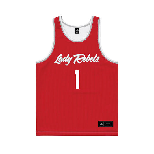 UNLV - NCAA Women's Basketball : Sydni Summers - Red Basketball Jersey-0