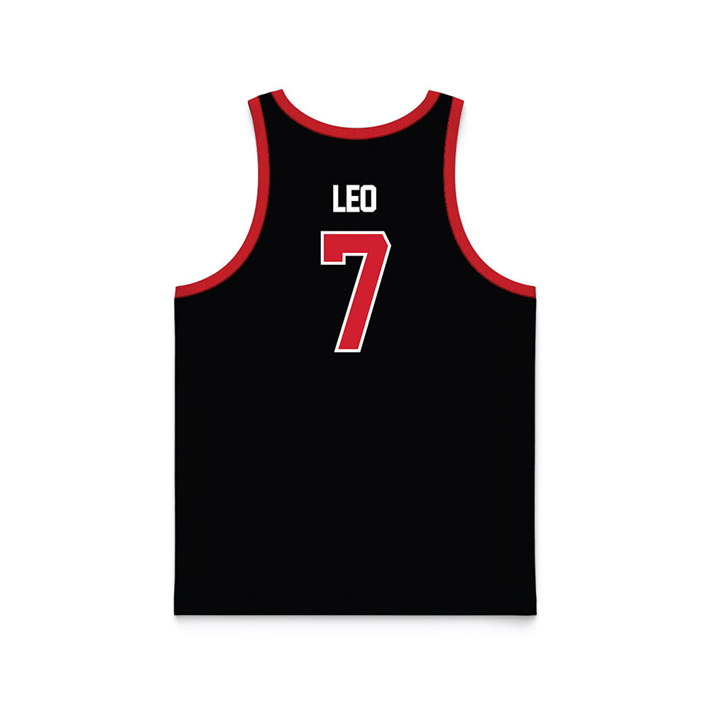 UNLV - NCAA Women's Basketball : Destiny Leo - Black Basketball Jersey-1
