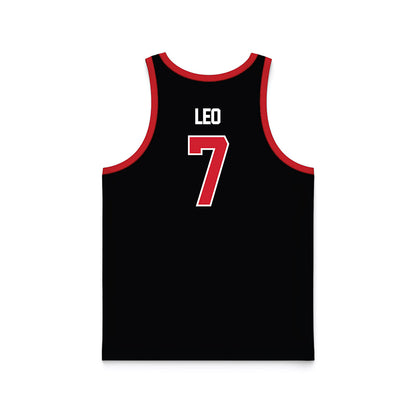 UNLV - NCAA Women's Basketball : Destiny Leo - Black Basketball Jersey-1