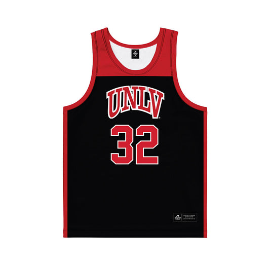 UNLV - NCAA Women's Basketball : Meadow Roland - Black Basketball Jersey-0