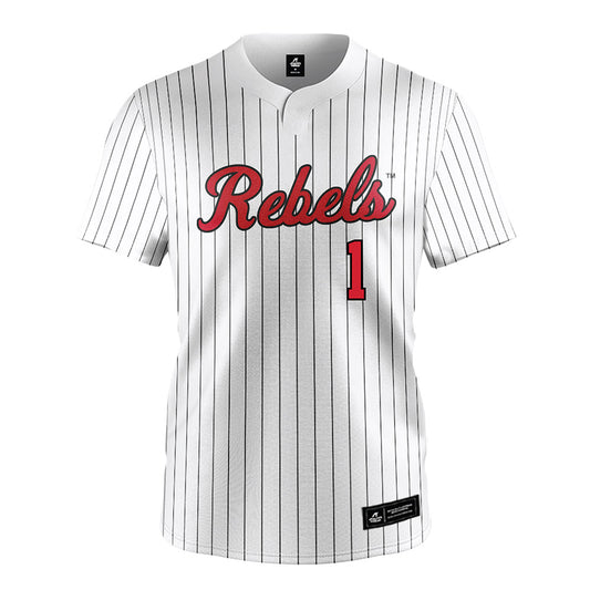 UNLV - NCAA Softball : Lyla Gonzalez - White Pinstripe Jersey-0