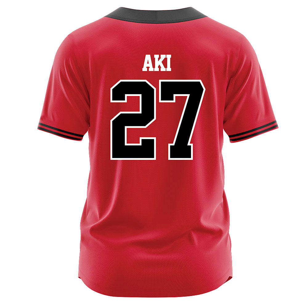 UNLV - NCAA Softball : Charelle Aki - Red Jersey-1