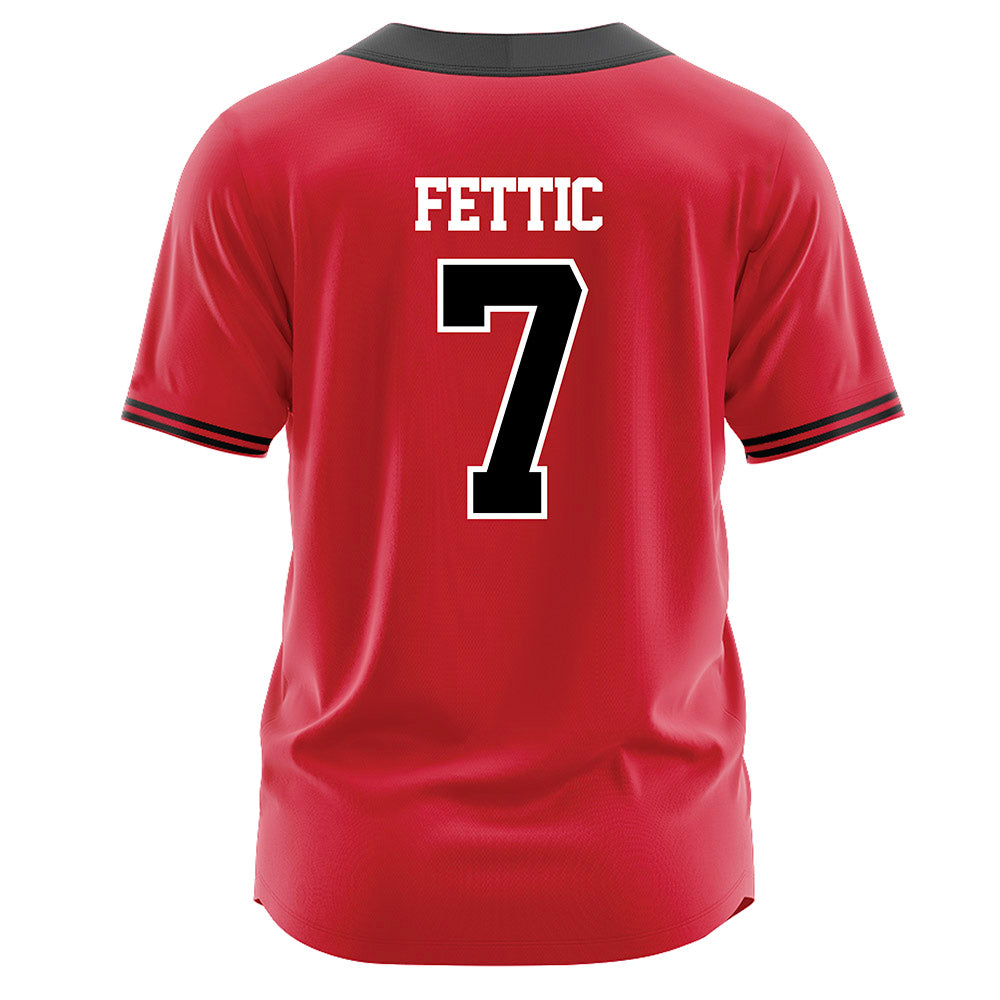 UNLV - NCAA Softball : Lauren Fettic - Red Jersey-1