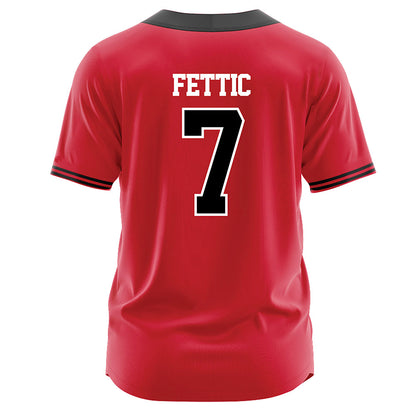 UNLV - NCAA Softball : Lauren Fettic - Red Jersey-1