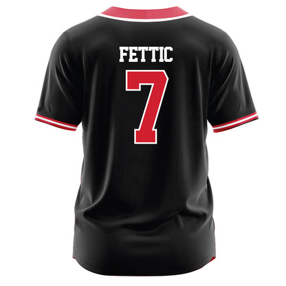 UNLV - NCAA Softball : Lauren Fettic - Black Jersey-1