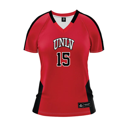 UNLV - NCAA Women's Volleyball : Jaida Harris - Red Volleyball Jersey-0