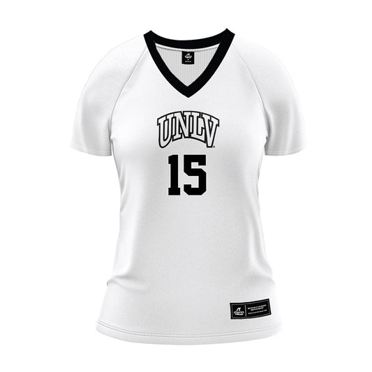 UNLV - NCAA Women's Volleyball : Jaida Harris - White Volleyball Jersey-0