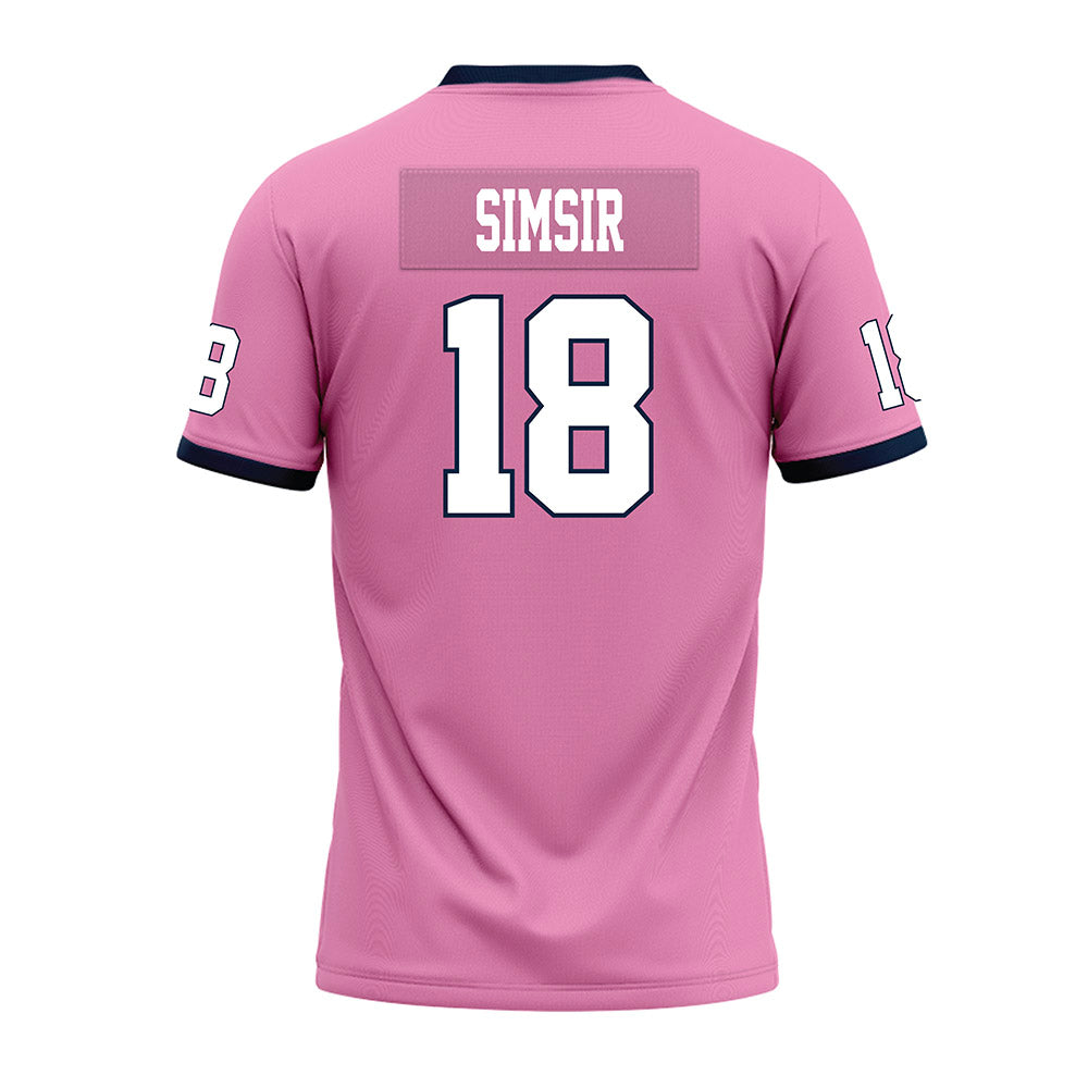 Murray State - NCAA Football : Huseyin Simsir - Pink Premium Football Jersey-1