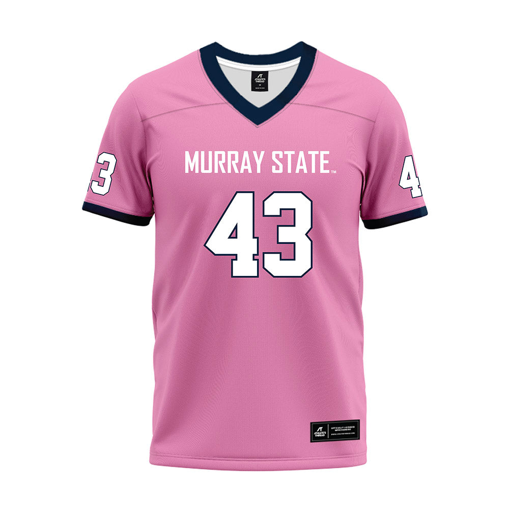 Murray State - NCAA Football : Alex Swafford - Pink Premium Football Jersey-0