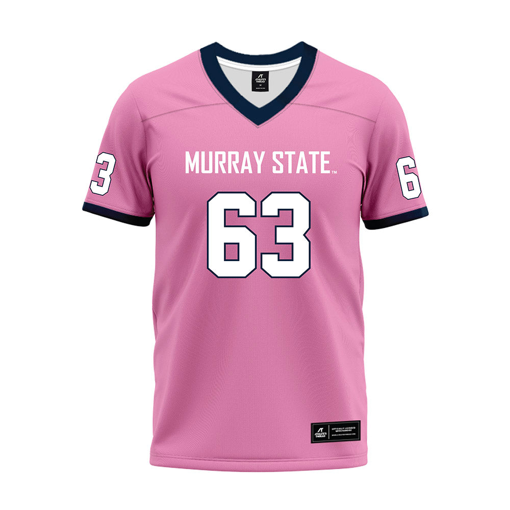 Murray State - NCAA Football : Jacob Darby - Pink Premium Football Jersey-0