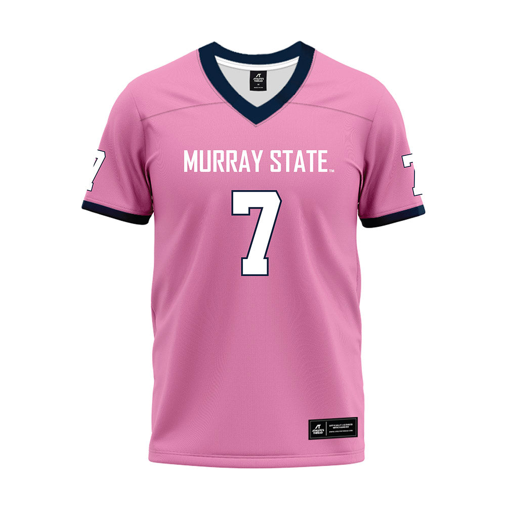 Murray State - NCAA Football : Marion Ponds - Pink Premium Football Jersey-0